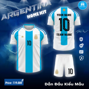 Áo đấu Argentina Home Kit 2024 - Trắng Xanh Da Trời