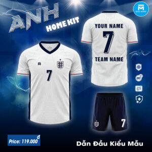 Áo Đấu Đội Tuyển Anh 2024 Sân Nhà - Màu Trắng