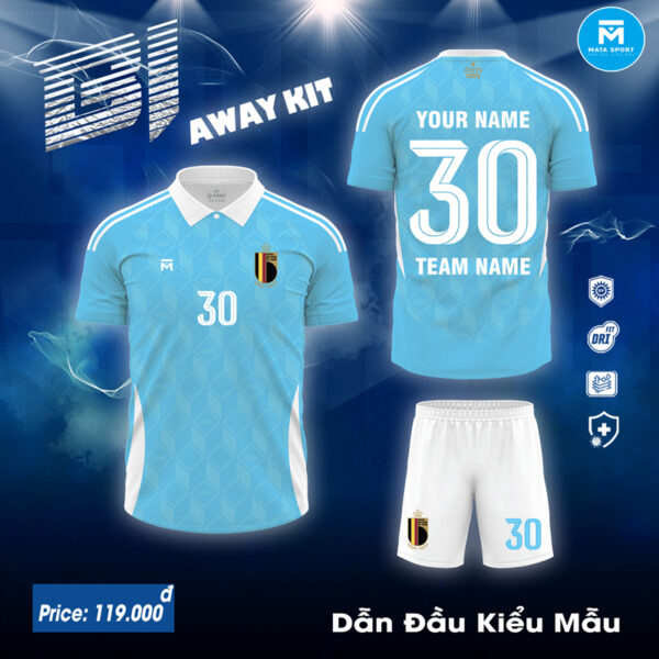 Áo Đấu Tuyển Bỉ 2024 Sân Khách - Màu Xanh Da Trời