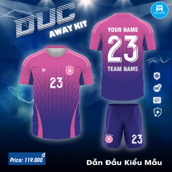 Áo đội tuyển Đức sân khách 2024 - Hồng tím chuyển sắc thời trang và đẳng cấp