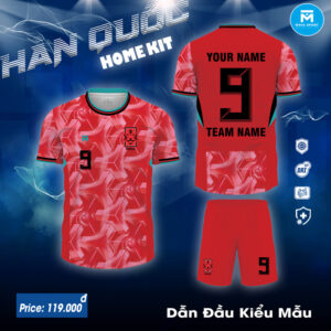 Áo Đội Tuyển Hàn Quốc 2024 - Màu Đỏ Rực Rỡ Nhiệt Huyết