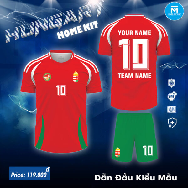 Hungary Home Kit 2024 - Sắc Đỏ Quyết Đoán