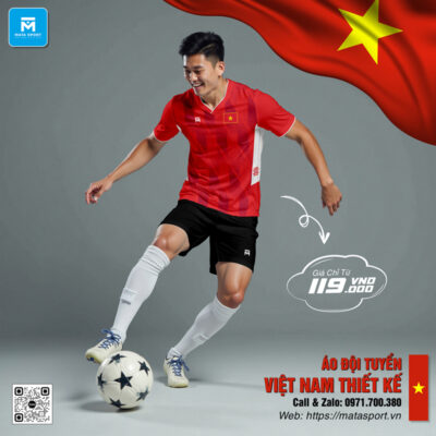 Áo Đội Tuyển Việt Nam Thiết Kế Màu Đỏ Mới
