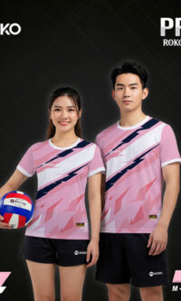 Áo Thể Thao ROKO VLB-02 Màu Hồng Pastel Năng Động