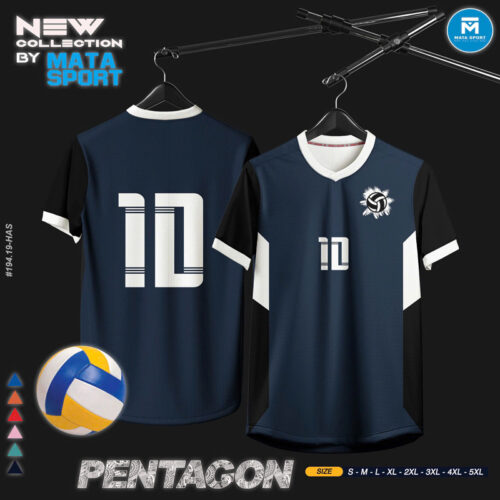 Áo Thể Thao Nam Pentagon Màu Xanh Navy Đậm - MATA SPORT