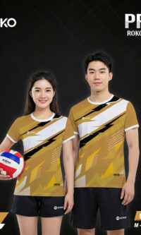 Áo Thể Thao ROKO PRIDE Vàng Đồng - Mã VLB-02