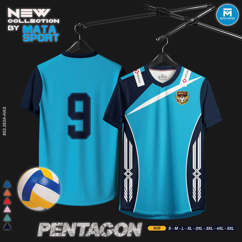 Áo thể thao phối màu xanh dương navy - thiết kế slim-fit hiện đại, chất liệu co giãn cho vận động cường độ cao